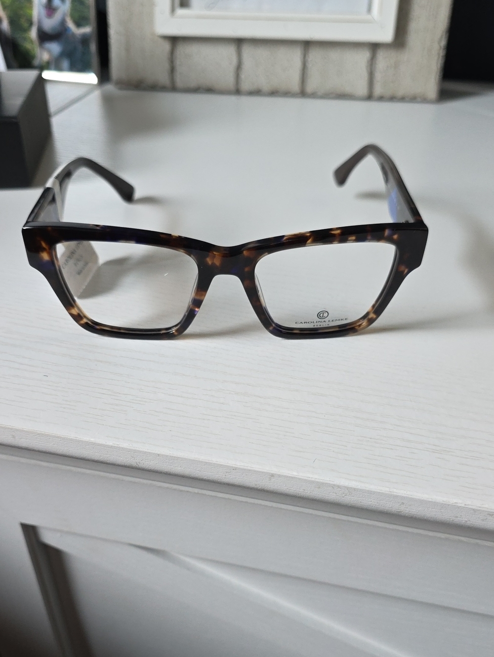 Carolina Lemke Tortoiseshell Demi Blue Optical Glasses